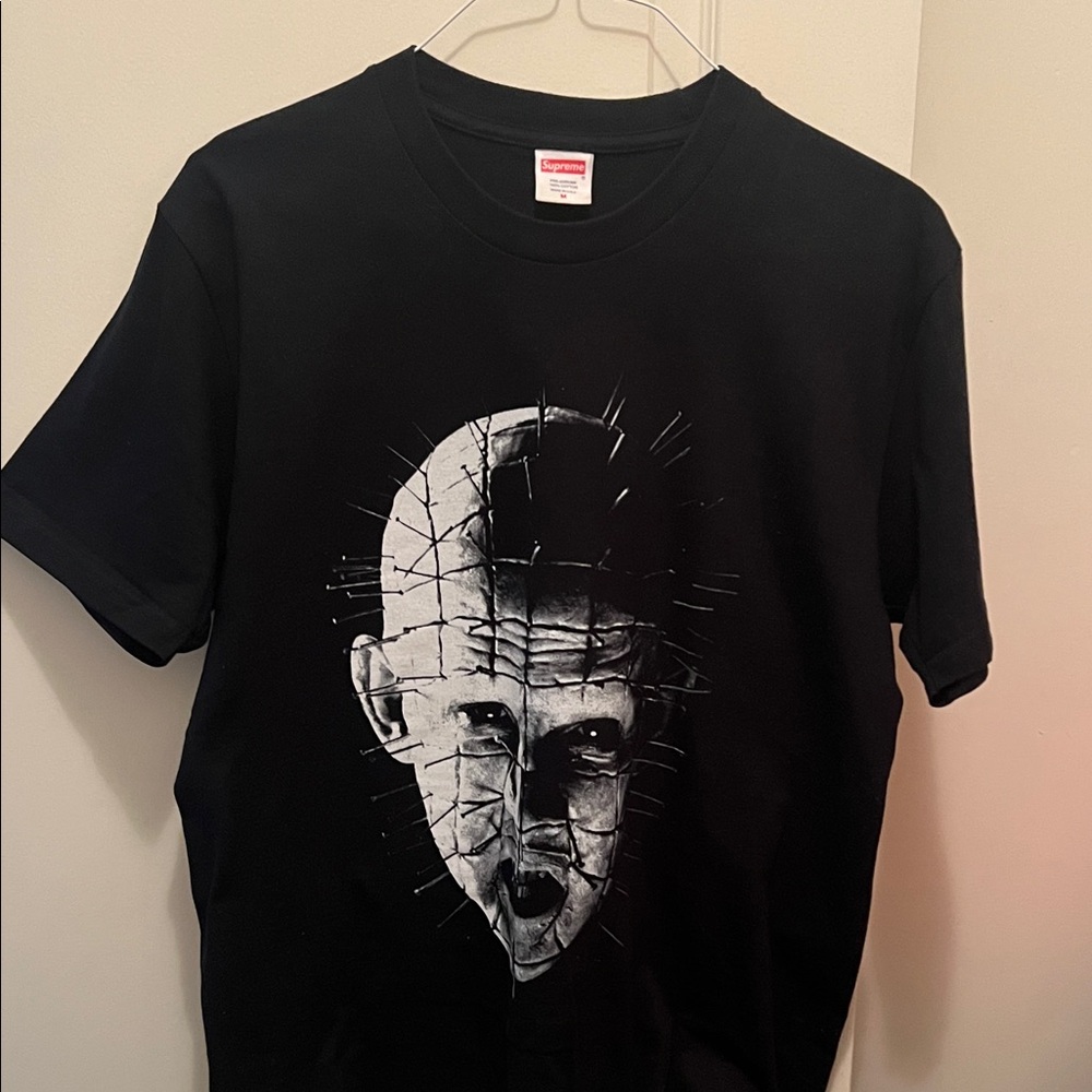 Black Supreme Hellraiser printed Tee